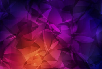 Obraz premium Dark Pink, Yellow vector gradient triangles texture.
