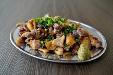 地鶏の炭火焼