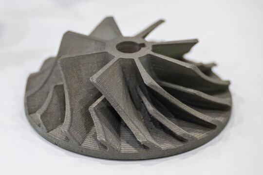 The turbine parts form metal 3D printer  machine.
