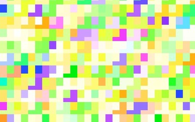 Light Multicolor vector background with rectangles.
