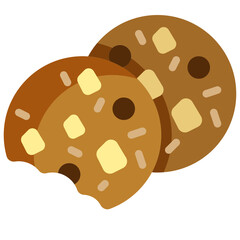 Cookies flat icon