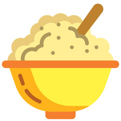 porridge flat icon