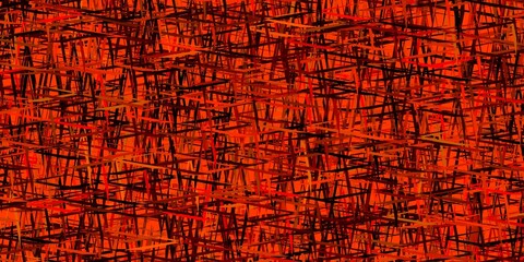 Dark Red, Yellow vector pattern with sharp lines.