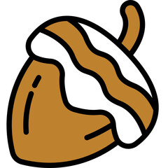 acorn one color icon