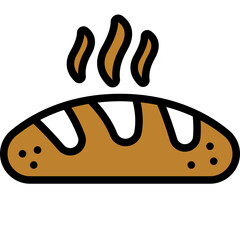 bread one color icon