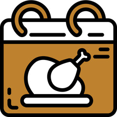 thanksgiving one color icon