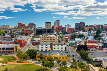 Fototapeta na wymiar Portland, Maine, USA Downtown Cityscape