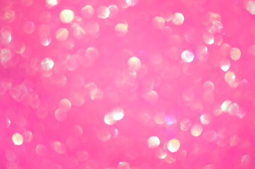 unfocused lights on a pink background