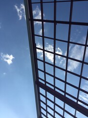Glass Building Ceiling Bars