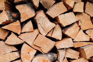 Fototapeta premium stack of wood 