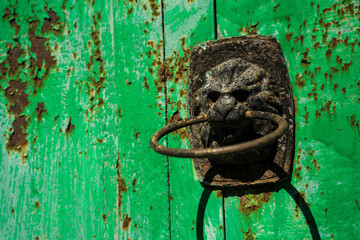 knocker on a door