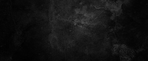 Fototapeta na wymiar Horror Cement Texture. Grunge scary background. Wall Concrete Old black