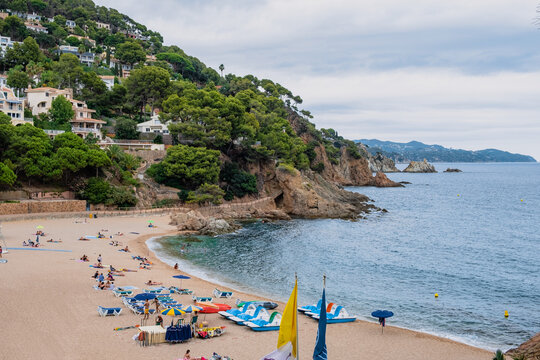 Cala bona beach in Costa Brava, Spain