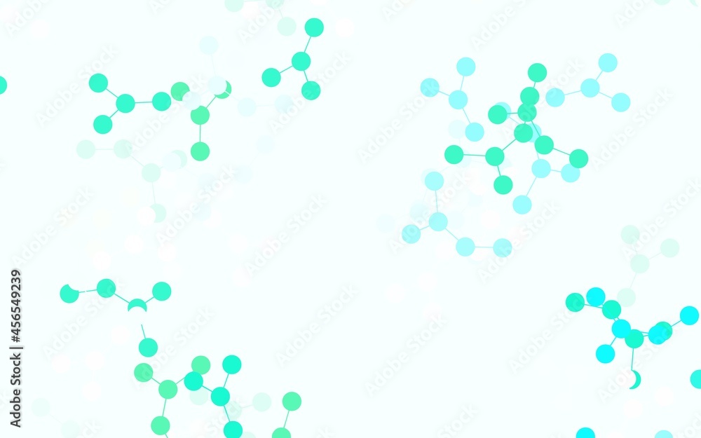 Aufkleber light green vector texture with artificial intelligence concept.