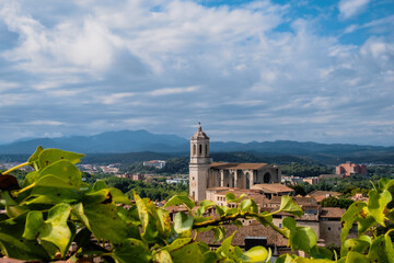 Fototapeta na wymiar Girona cathedral 