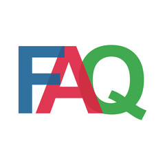 FAQ, frequently asked questions vector icon. Information speech bubble symbol, help message