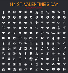 Valentines day icons