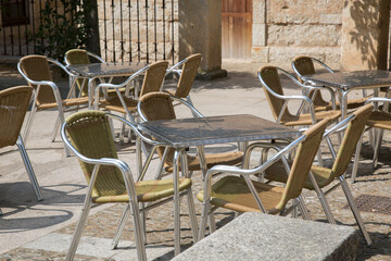 Cafe Table and Chairs, Ciudad Rodrigo, Salamanca