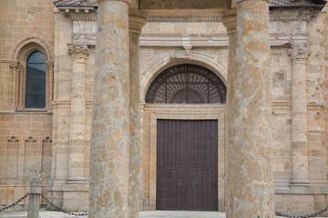 Fototapeta na wymiar Cathedral Entrance; Ciudad Rodrigo; Salamanca