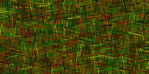 Dark Multicolor vector texture with colored lines.