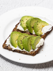 Avocado tost, healthy food, Superfood 