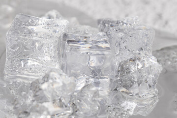 Abstract background with diamonds, shine, ice, cold, freeze cristals