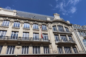 Les Galeries Lafayette, grand magasin, vue de l'exterieur, ville de Dijon, departement de la Cote d'Or, France