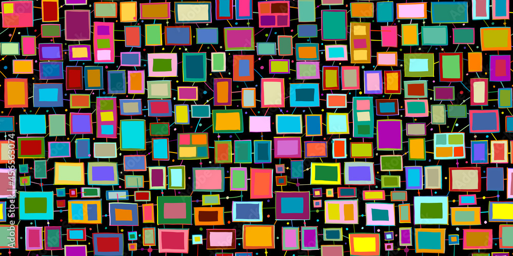 Poster abstract photo frame templates. seamless pattern background for your design