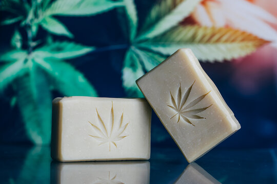 Artisanal Handmade Soap Made By Cannabis. 