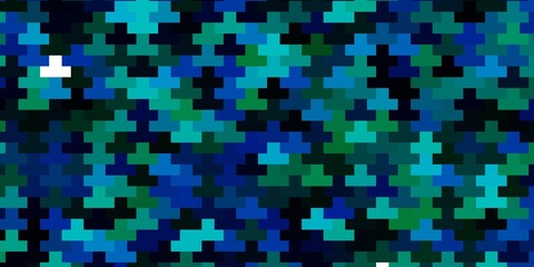 Fototapeta premium Dark Blue, Green vector template in rectangles.