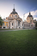 Famous Széchenyi Thermal Bath in Budapest, Hungary