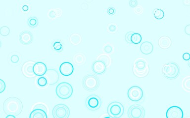 Light Pink, Blue vector template with circles.