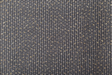 black neoprene fabric with gold sequins, background, texture