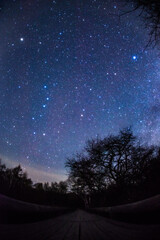 Naklejka premium 北の空の星々