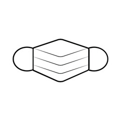 Mask icon  design graphics vector