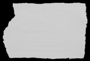 Torn paper on black