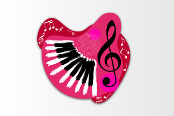 music banner background