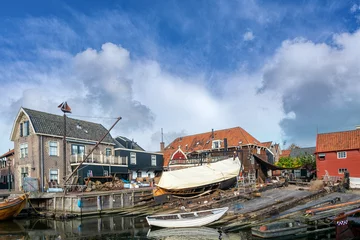 Fototapeten Spakenburg-Bunschoten, Utrecht province, The Netehrlands © Holland-PhotostockNL