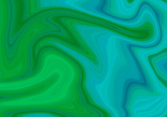 Fondo pintura liquida azul y verde.