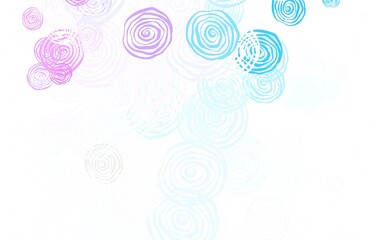 Light Purple, Pink vector natural artwork with roses.
