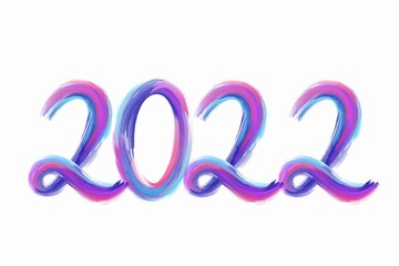 watercolor new year 2022 background