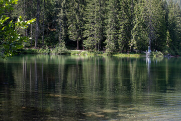 Mountain landscape in Italy on the dolomites