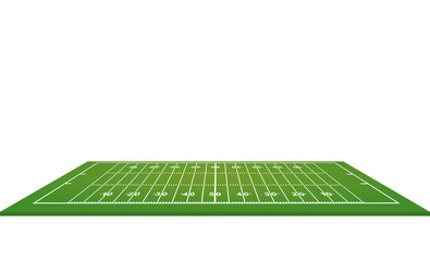 American football field. vector illustration  © marijaobradovic