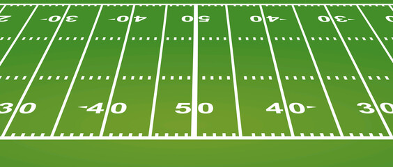 American football field. vector illustration 
