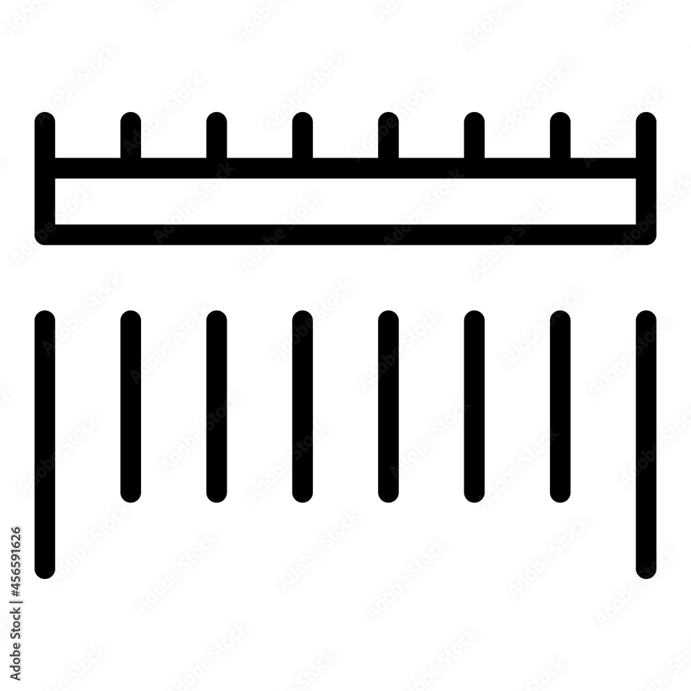 Poster barcode scanning icon outline vector. scan code. qr scanner