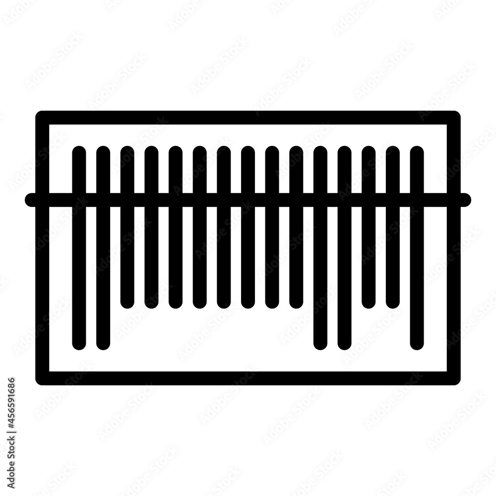 Wall mural Barcode reader icon outline vector. Code scanner. Qr ticket