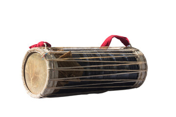  Traditional drum (YAK BERAYA) on white background