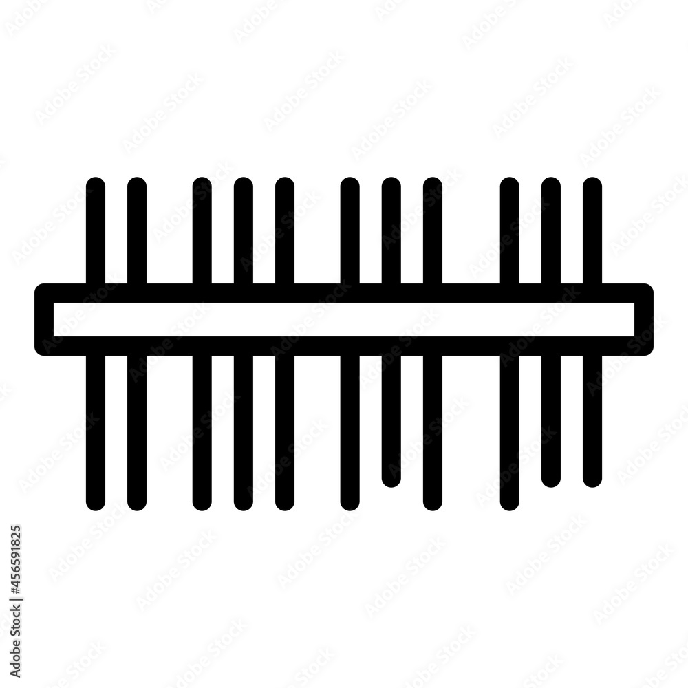 Poster check barcode icon outline vector. scan code. qr reader