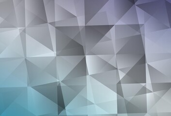 Light Pink, Blue vector abstract mosaic pattern.