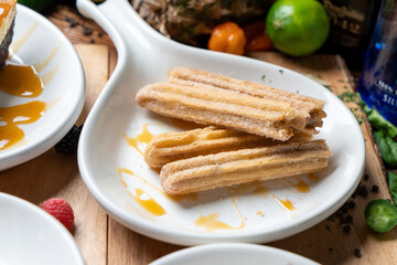 churros on plate